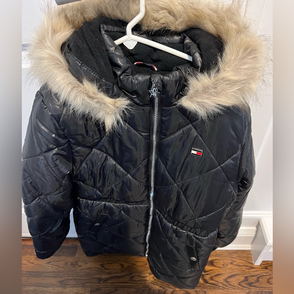 Tommy Hilfiger Girls long jacket size Large (12/14) New with Tags